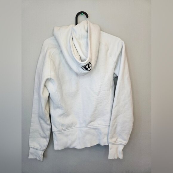Lululemon Women's Scuba Hoodie Jacket. White. Measurements in pictures - Picture 5 of 11